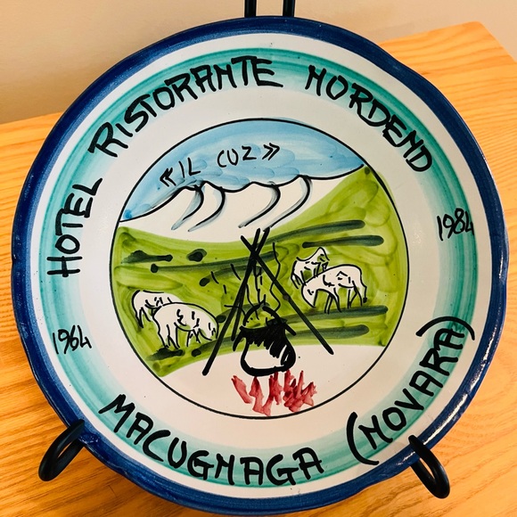 Del Buon Ricordo Italian ceramic plate - Picture 3 of 11